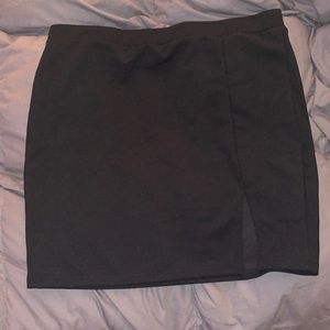 Women’s black mini skirt